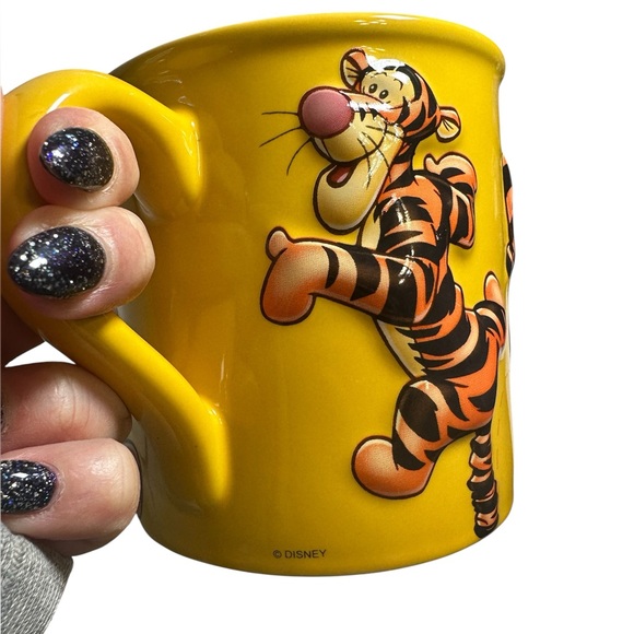 Disney Store Tigger Mug Winnie The Pooh Yellow Orange Cup - Picture 9 of 11